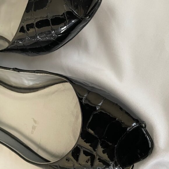 B2 (Browns) Black Flat Open Toe Women’s Shoes  S - 7 (37) - Picture 9 of 9